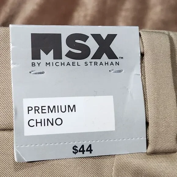 MSX Shorts Size 42 Khaki Premium Chino Quick Dry Uv Protection Stretch - Picture 3 of 13
